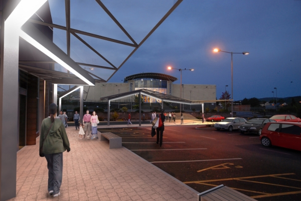 Shopping Centre Cinema Night