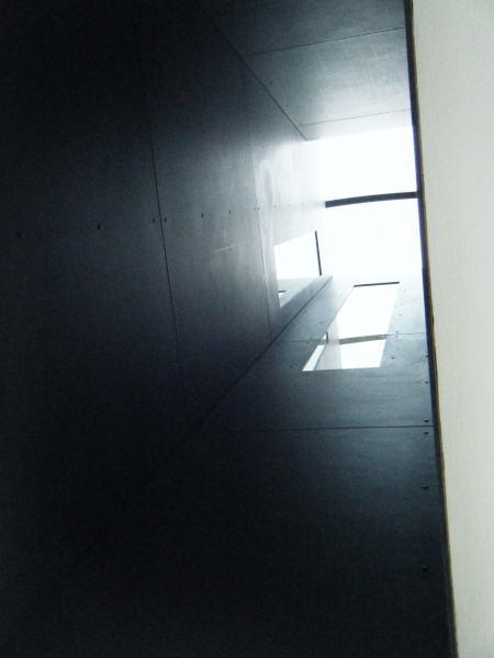 Light well over dining area